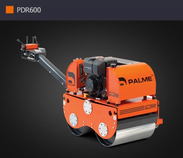 Виброкаток Palme PDR600 ручной двухвальцовый фото